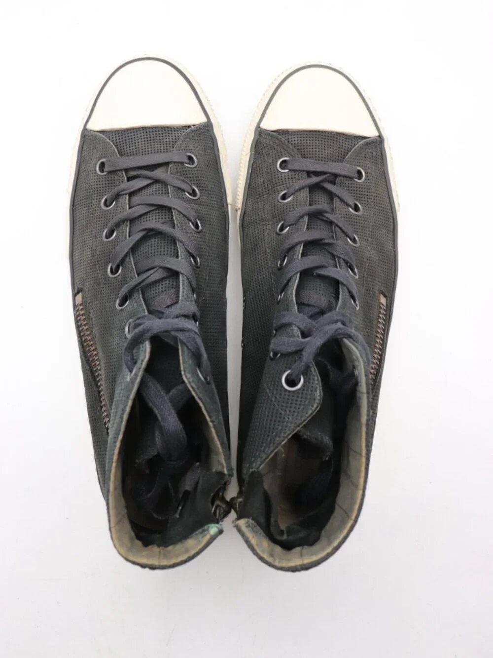 Converse Chuck Taylor All Star Mens 13 Womens 15 Tornado Zip Hi Black Sneaker - Picture 7 of 12